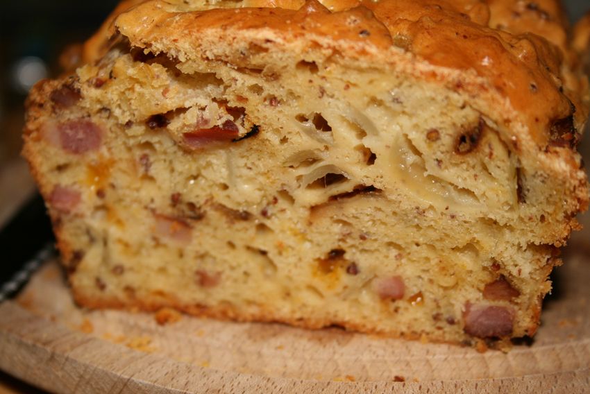 Cake oignonslardons Chez Bouboulette...